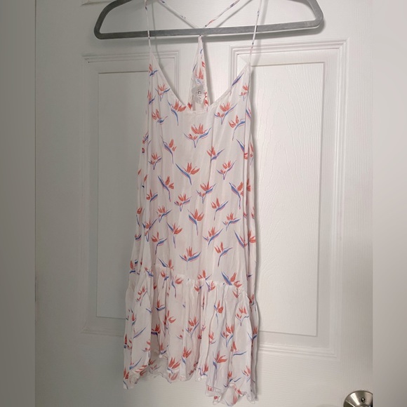 ACACIA dress size P bird of paradise print - Picture 1 of 4